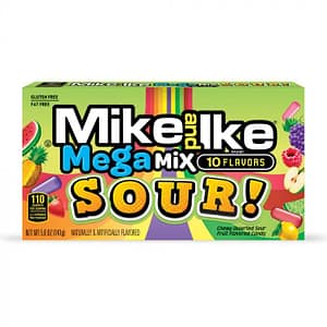 Mike And Ike Mega Mix Sour Theatre Box 141g